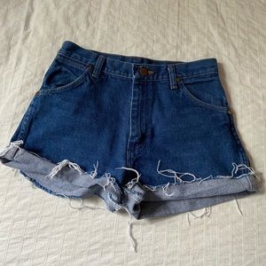 Vintage Wrangler Denim Cutoffs